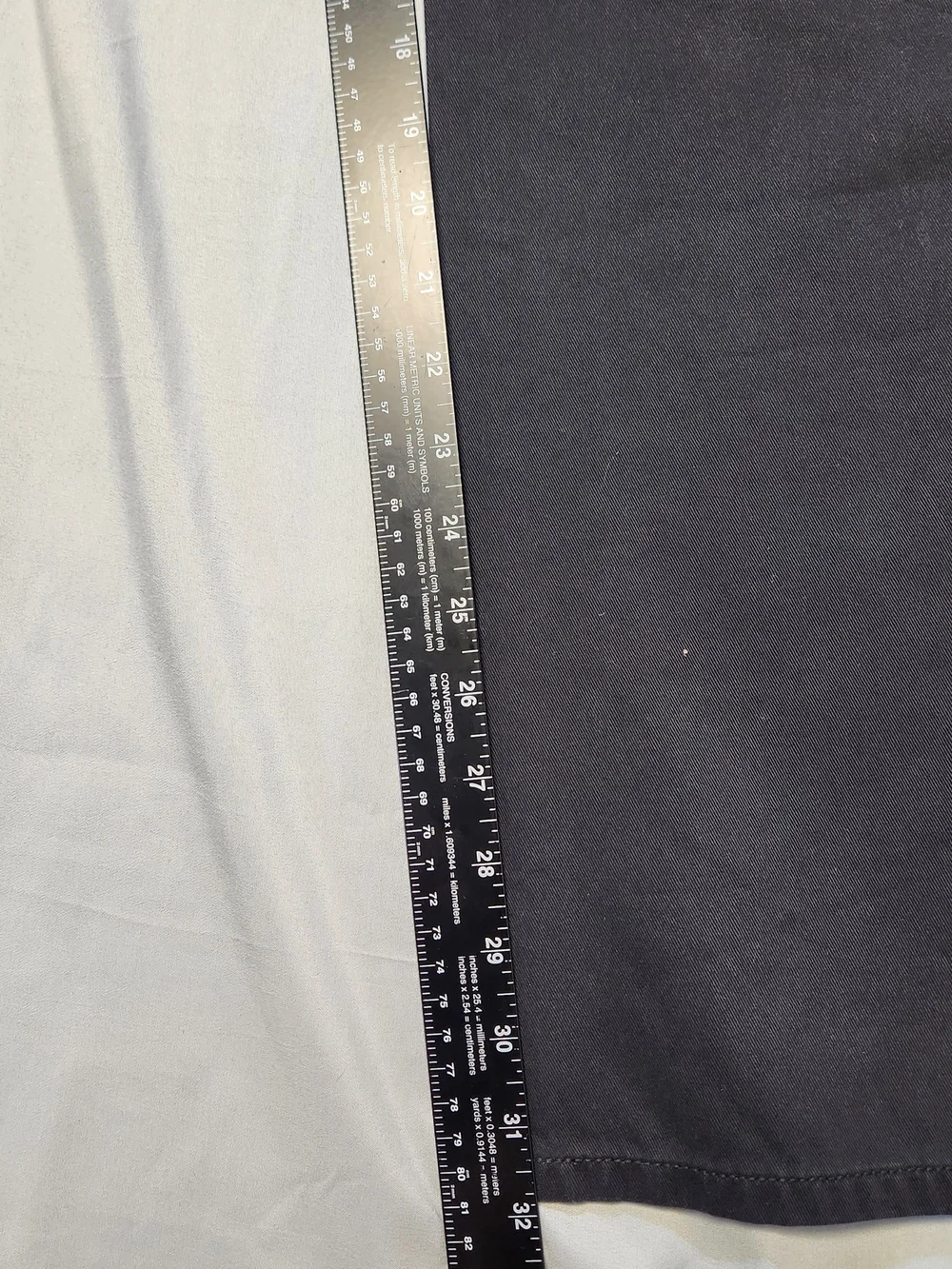 NWT Levis Mens Chino Pants 29x32 Black 2014 Deadstock JCPenney Straight Fit XX L